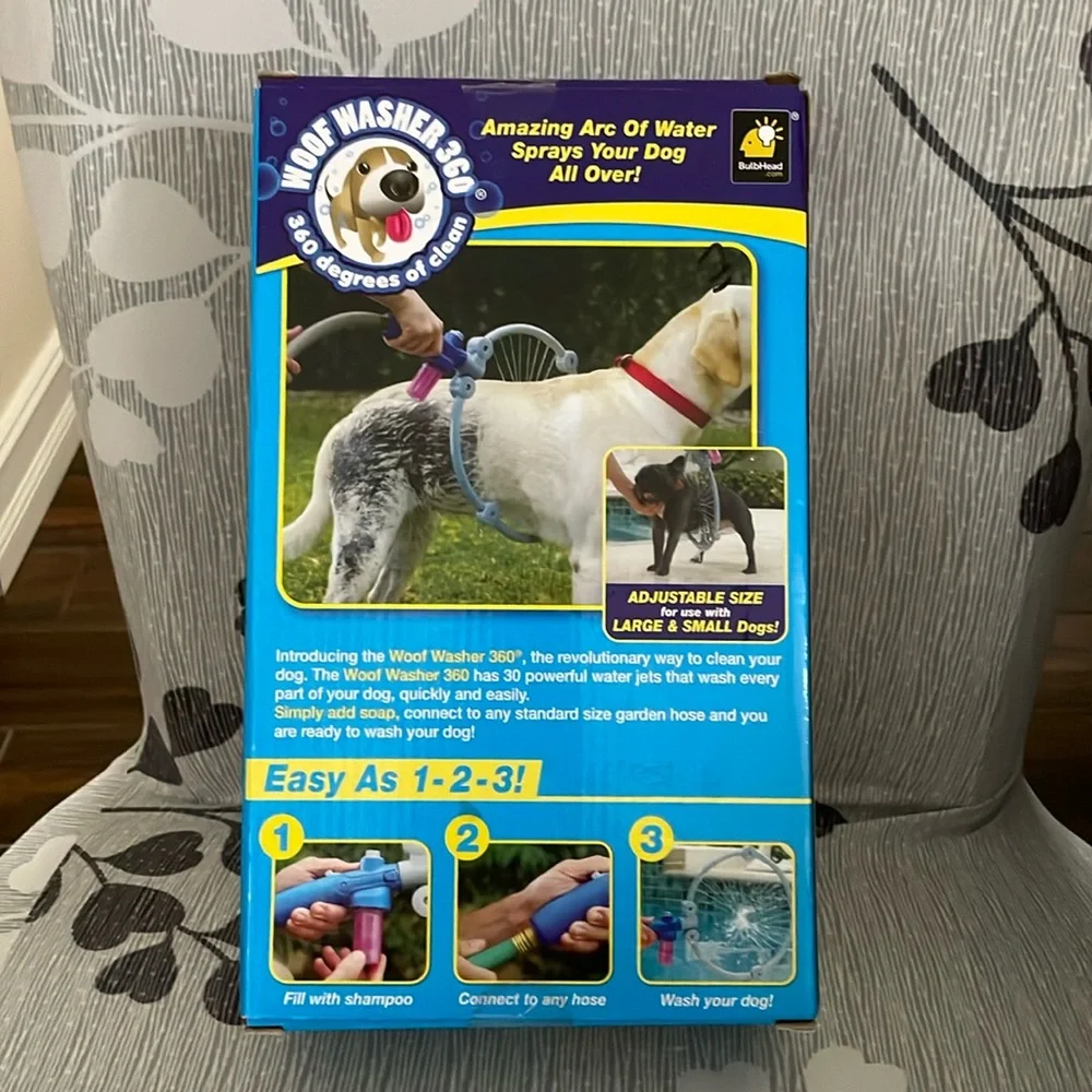 Pet dog/ cat bathing cleaner 360 shower kit.adjustable size for pets